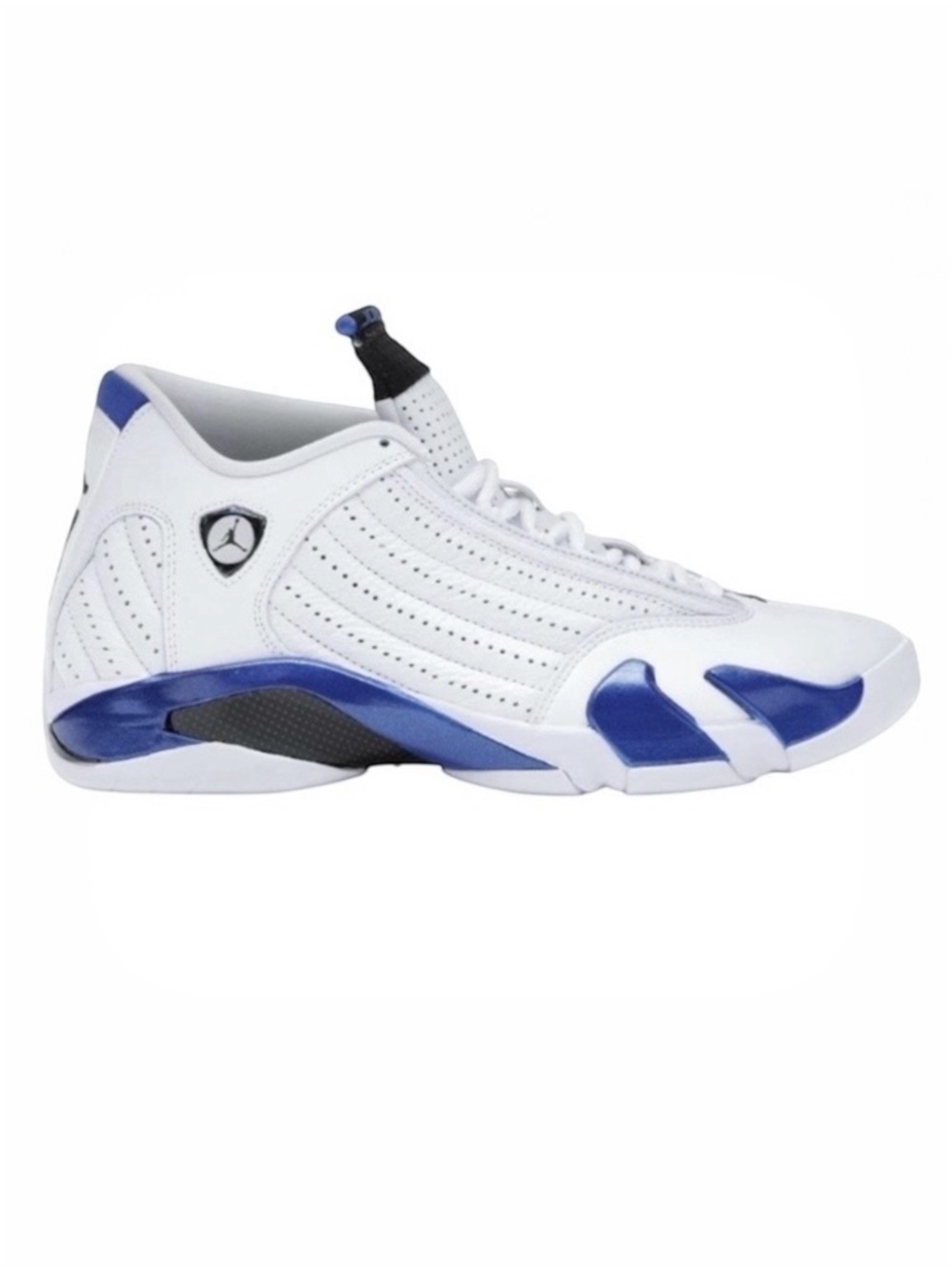 Jordan 14 Retro White Hyper Royal Sneakers Shoes GS Size 7Y